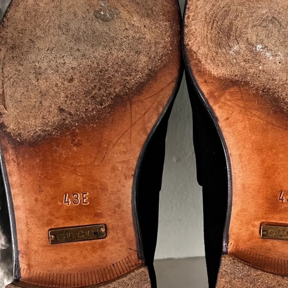 Gucci Authentic Horsebit Suede Loafer
